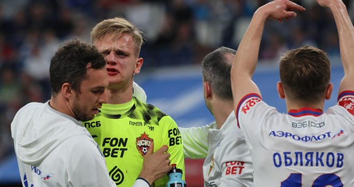 ЦСКА опубликовал фото Торопа из больницы после тяжёлой травмы в матче с «Зенитом»