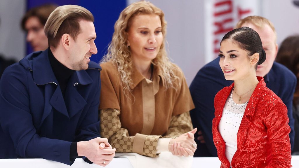 Аделия Петросян провела тренировку в день отлета на Олимпиаду-2026 в Италии