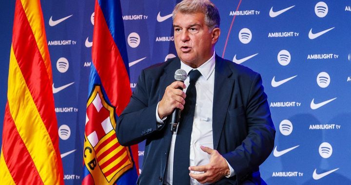 Лапорта отреагировал на переизбрание на пост президента «Барселоны»