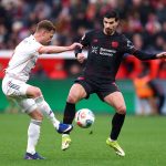 «Бавария» вдевятером избежала поражения от «Байера» в 26-м туре Бундеслиги