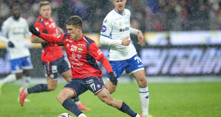 Глебов из ЦСКА вошёл в топ-3 молодых игроков мира по числу ускорений за матч — CIES