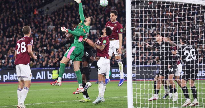 «Манчестер Сити» не смог обыграть «Вест Хэм Юнайтед» в 30-м туре АПЛ