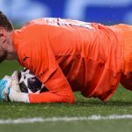 Статистика Никиты Хайкина в ответном матче ЛЧ со «Спортингом», где он пропустил пять мячей