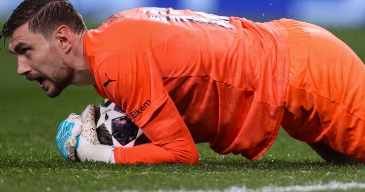 Статистика Никиты Хайкина в ответном матче ЛЧ со «Спортингом», где он пропустил пять мячей