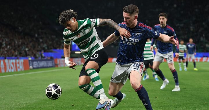 Победа «Арсенала» над «Спортингом» на 90+1-й минуте — в видеообзоре матча 1/4 финала ЛЧ