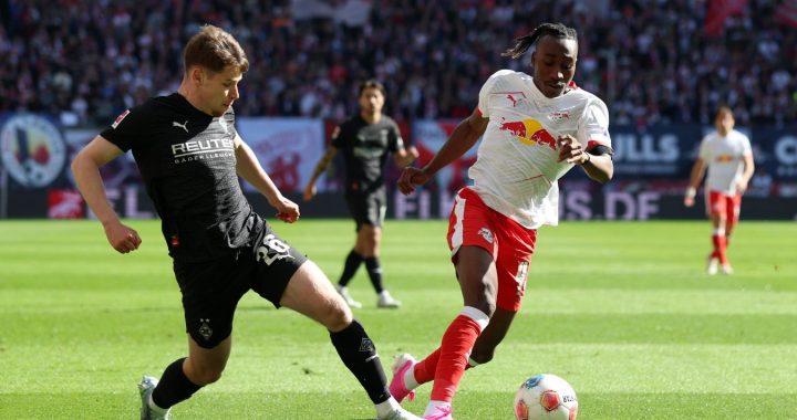 «РБ Лейпциг» переиграл «Боруссию» Мёнхенгладбах в 29-м туре Бундеслиги