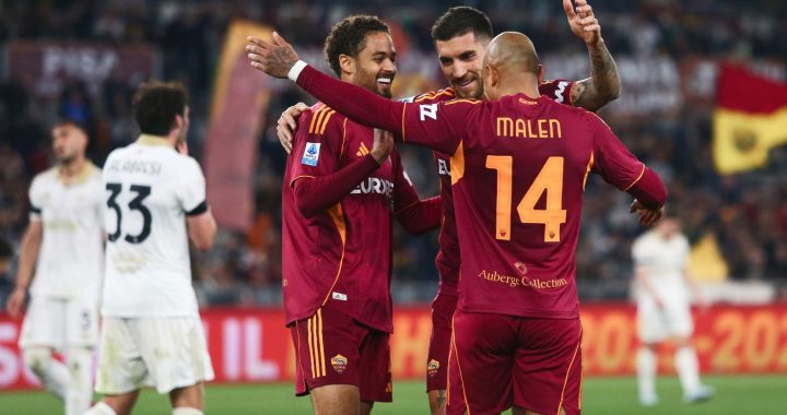 «Рома» разгромила «Пизу» в 32-м туре Серии А, Дониэлл Мален оформил хет-трик